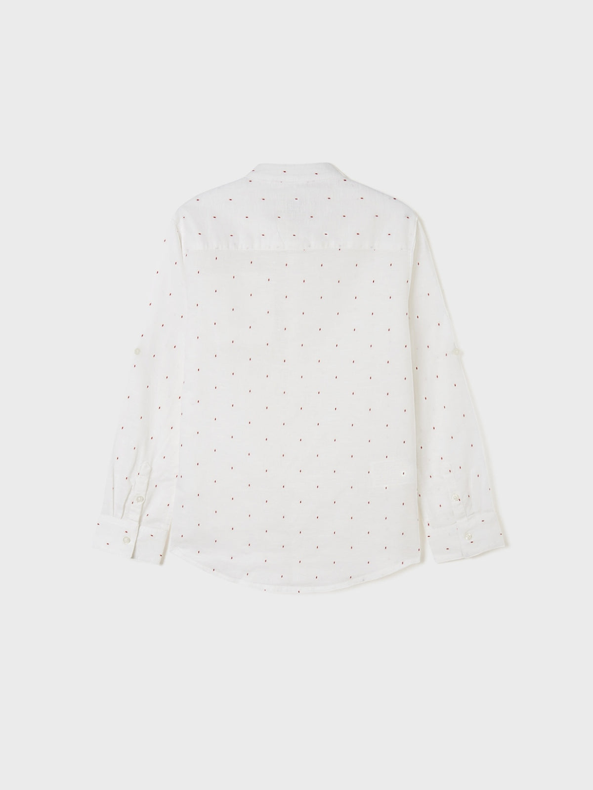 Camisa m/comp. gola padre lin Branco (Branco)  para Menino - Mayoral
