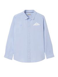 Camisa m/comp. smart Celeste (Celeste)  para Menino - Mayoral