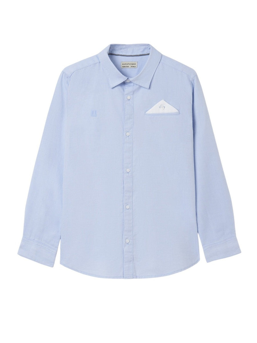 Camisa m/comp. smart Celeste (Celeste)  para Menino - Mayoral