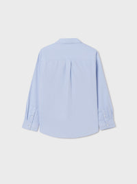 Camisa m/comp. smart Celeste (Celeste)  para Menino - Mayoral