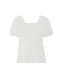 Tunica voile estruturada Crú (Creme / Pérola)  para Menina - Mayoral