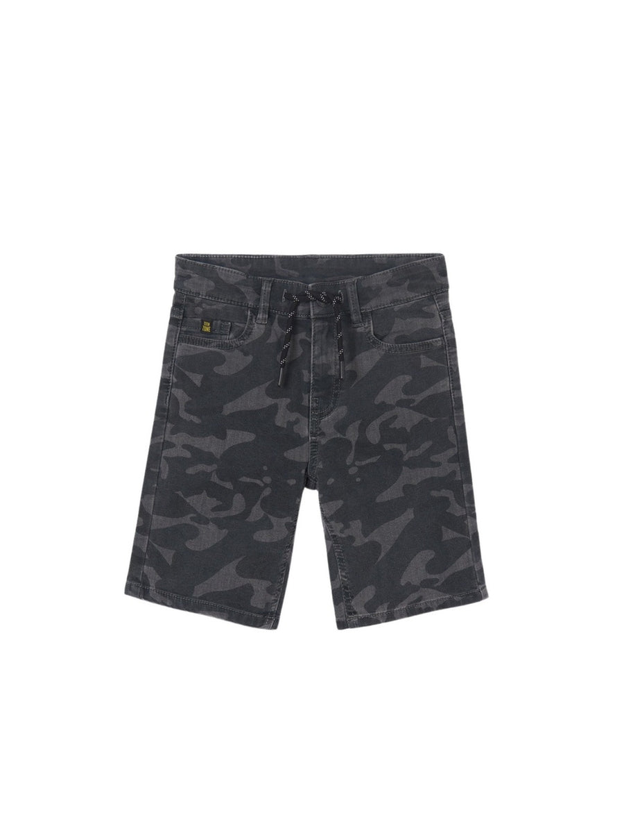 Bermuda soft denim camuflagem Cinza (Cinza)  para Menino - Mayoral