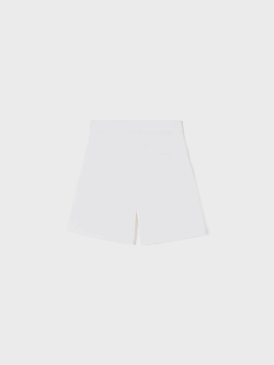 Calção saten Branco (Branco)  para Menina - Mayoral