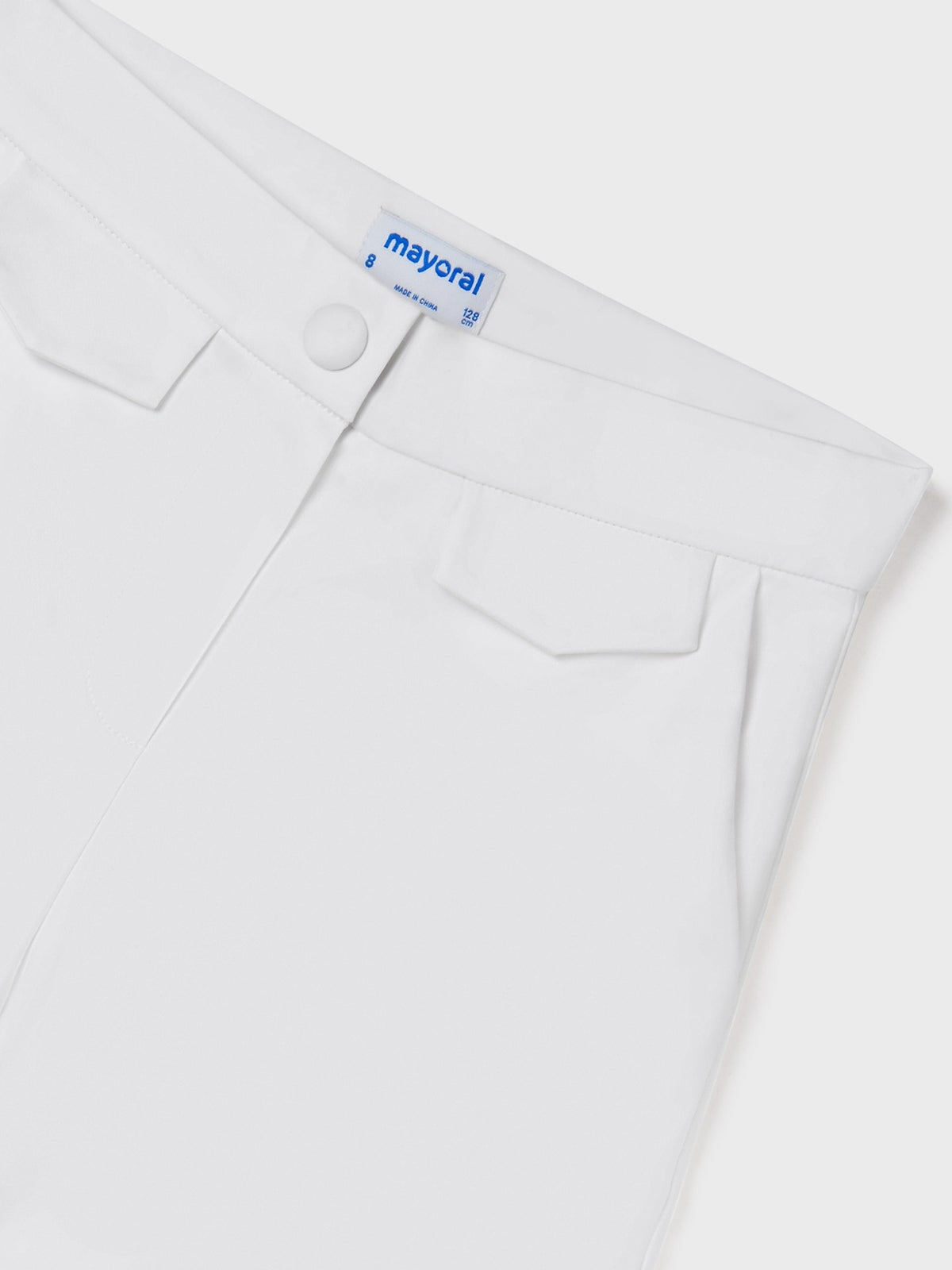 Calção saten Branco (Branco)  para Menina - Mayoral