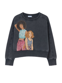 Sweat-shirt Cinza (Cinza)  para Menina - Mayoral