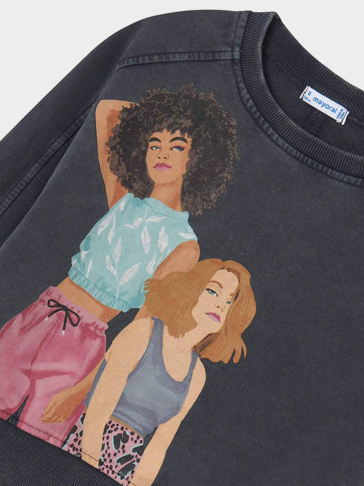 Sweat-shirt Cinza (Cinza)  para Menina - Mayoral