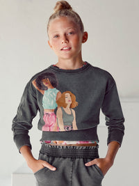 Sweat-shirt Cinza (Cinza)  para Menina - Mayoral