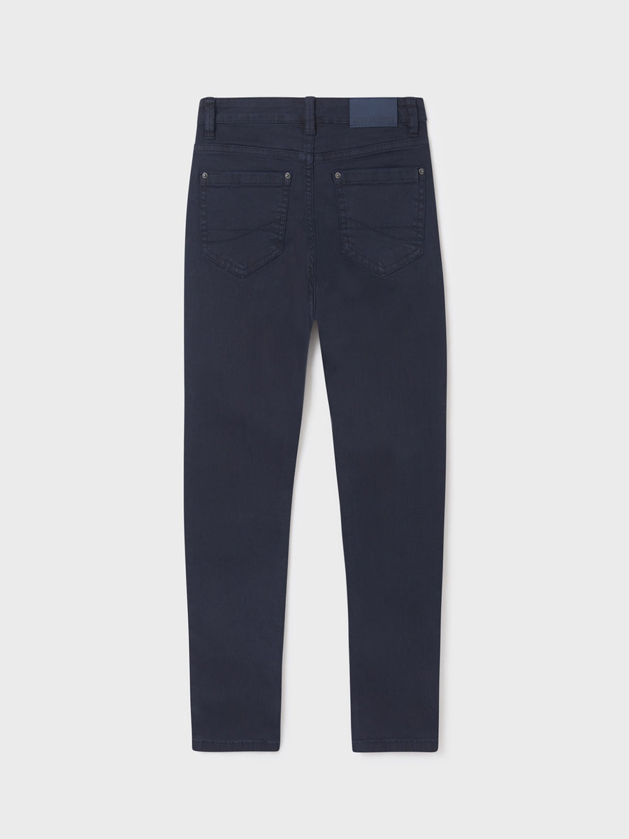 Calça sarja denim color Marinho (Marinho)  para Menino - Mayoral