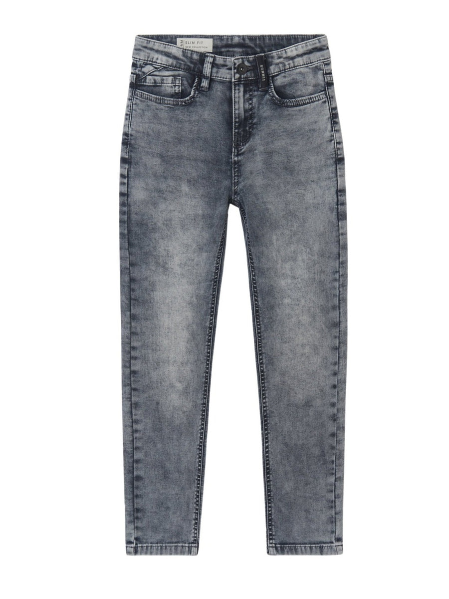 Calça soft denim Cinza (Cinza)  para Menino - Mayoral