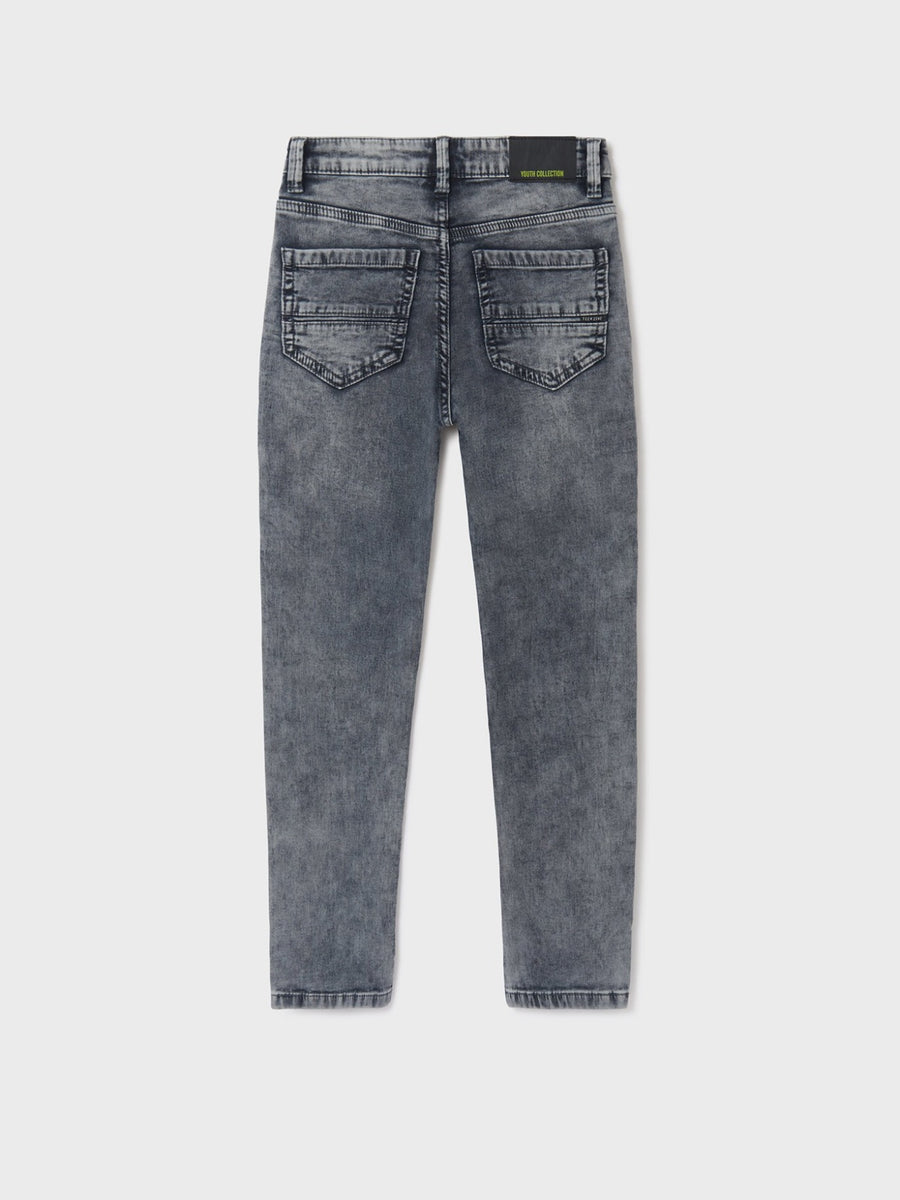 Calça soft denim Cinza (Cinza)  para Menino - Mayoral