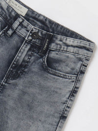 Calça soft denim Cinza (Cinza)  para Menino - Mayoral