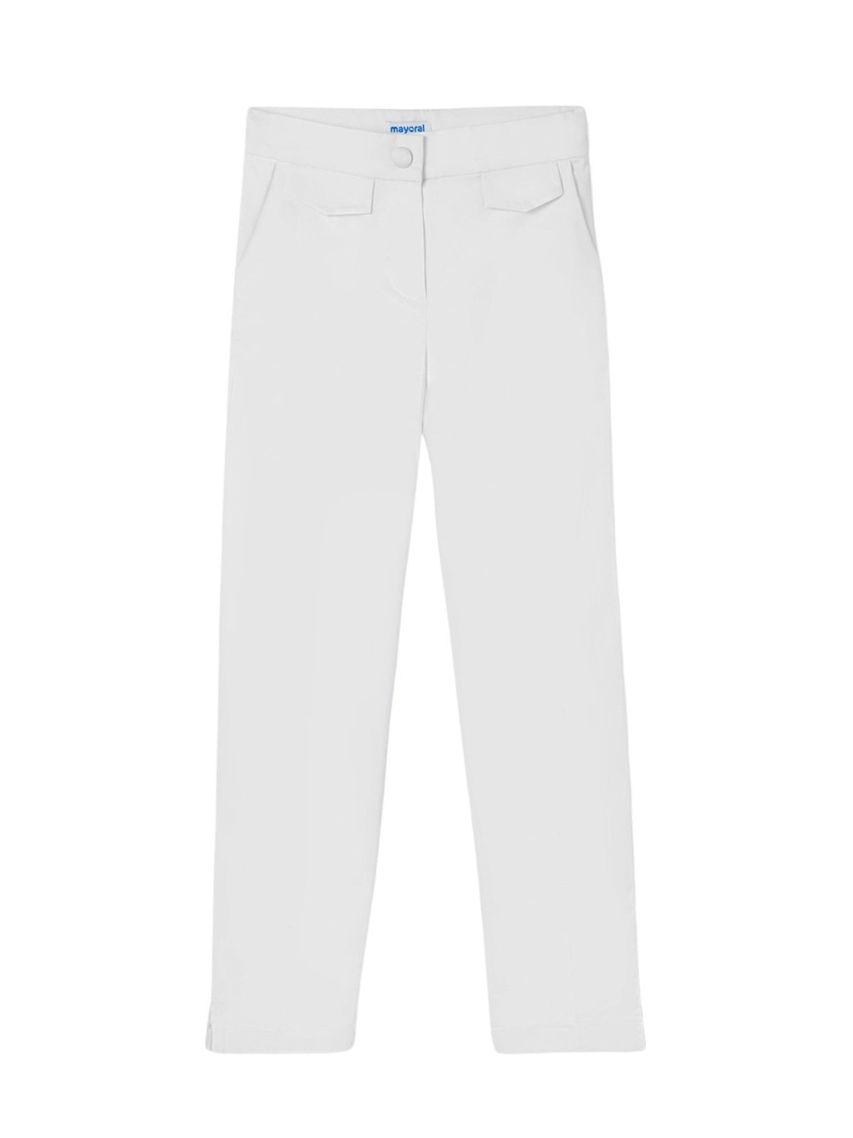 Calça cropped saten Crú (Creme / Pérola)  para Menina - Mayoral