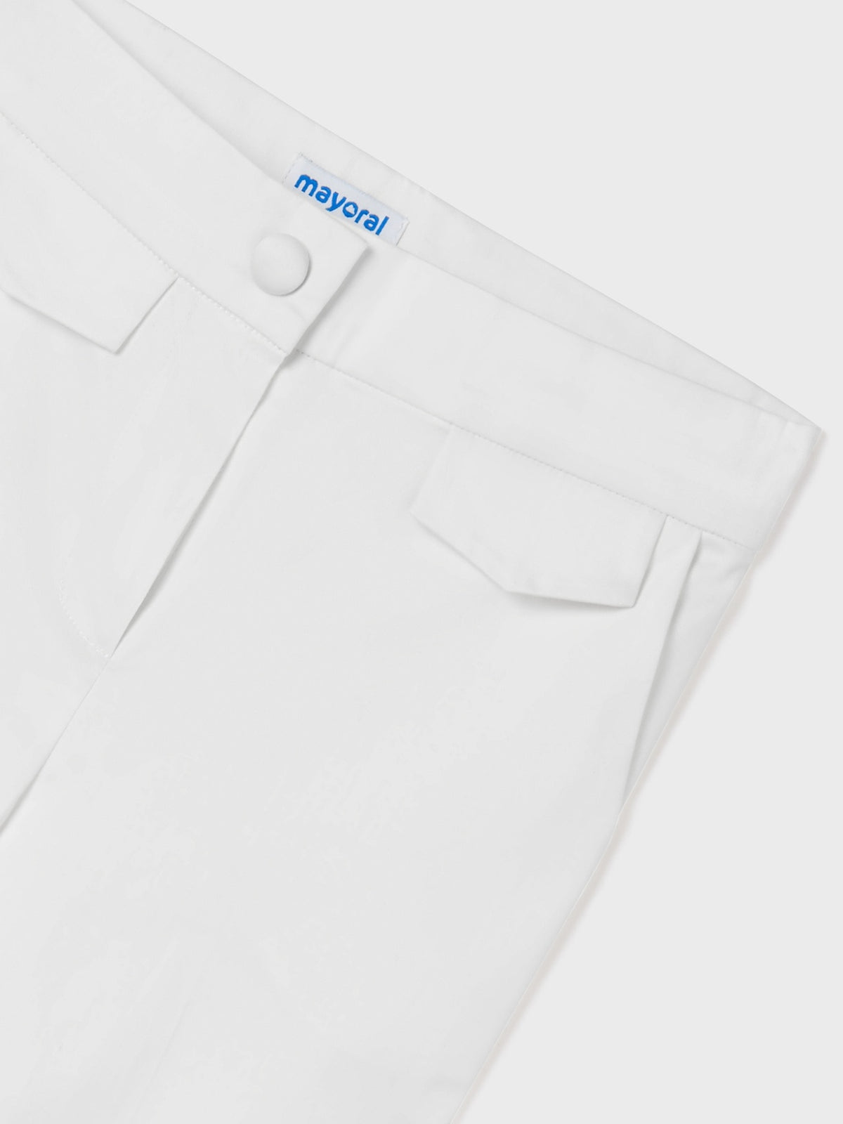 Calça cropped saten Crú (Creme / Pérola)  para Menina - Mayoral