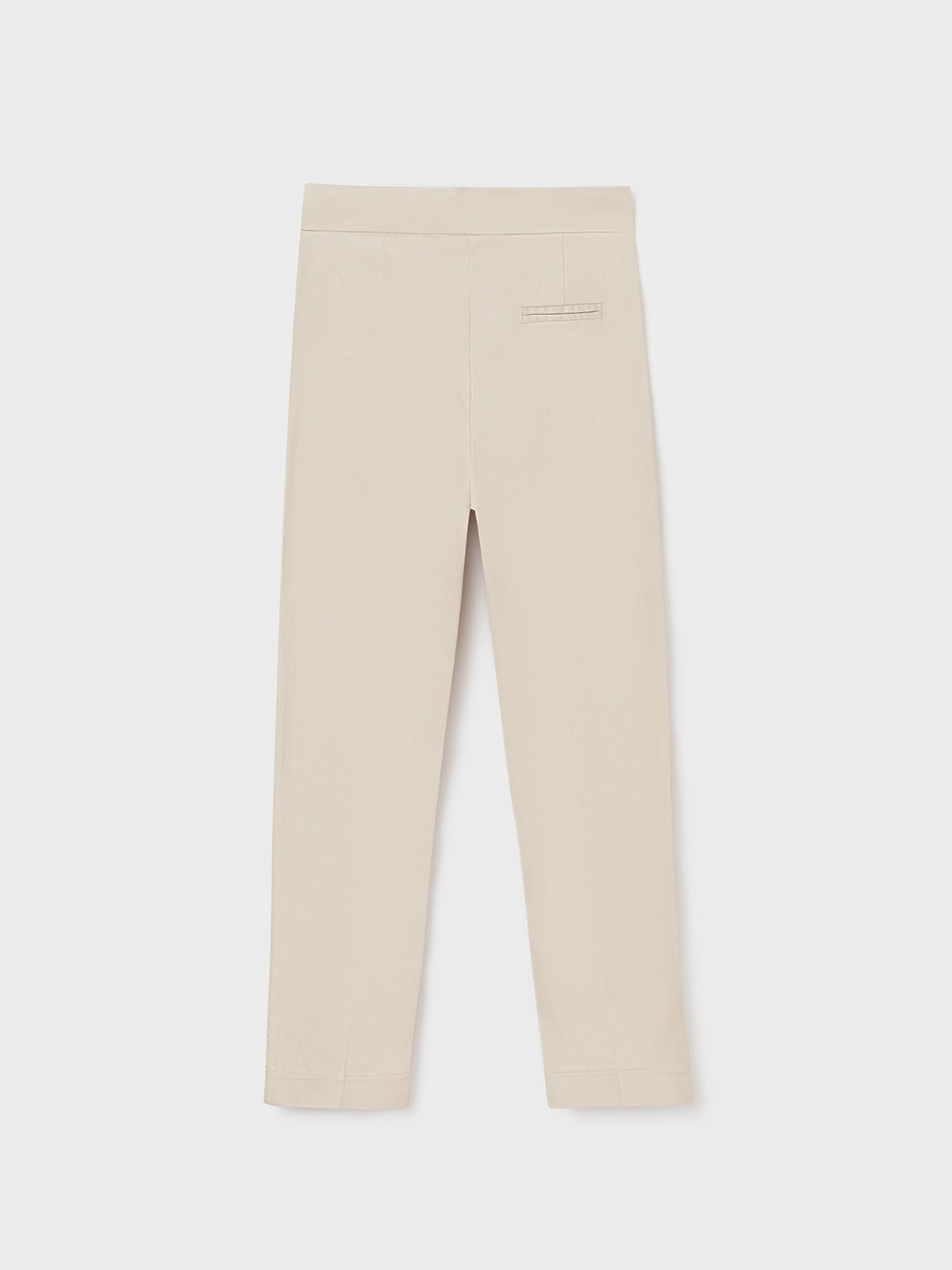 Calça cropped saten Amêndoa (Bege)  para Menina - Mayoral