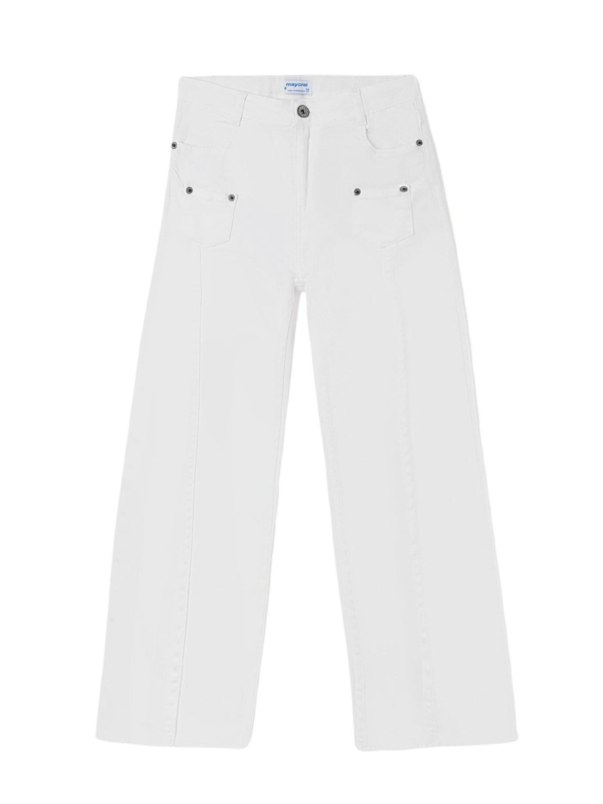 Calção cropete sarja Branco (Branco)  para Menina - Mayoral