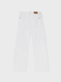 Calção cropete sarja Branco (Branco)  para Menina - Mayoral