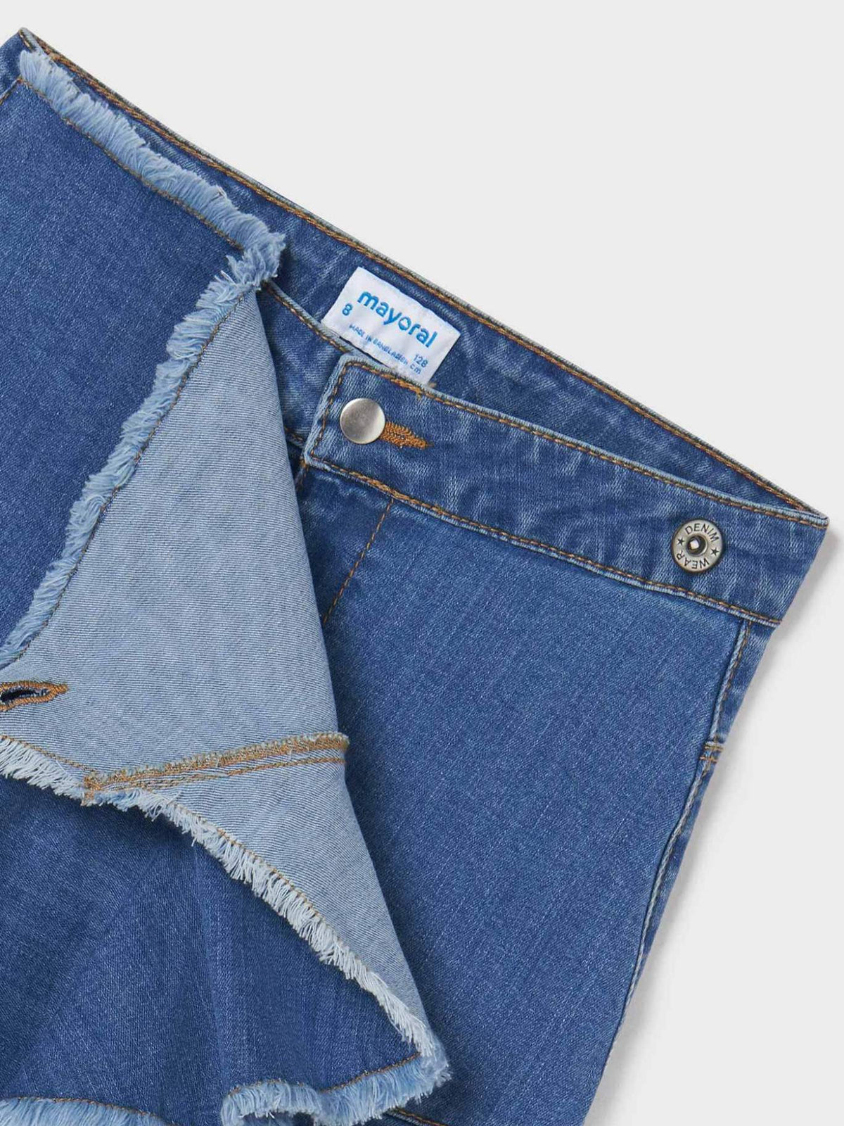 Saia folho Azul ganga (Ganga)  para Menina - Mayoral
