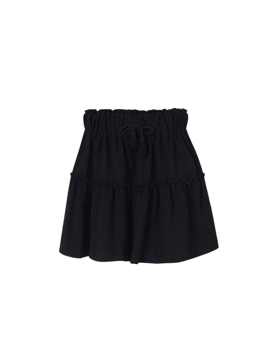 Saia crepe Preto (Preto)  para Menina - Mayoral