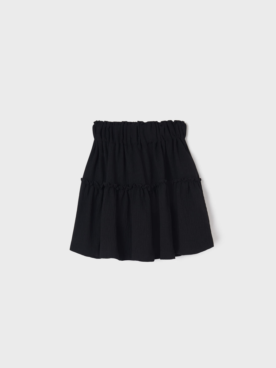 Saia crepe Preto (Preto)  para Menina - Mayoral