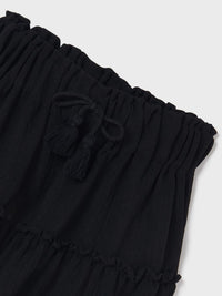 Saia crepe Preto (Preto)  para Menina - Mayoral