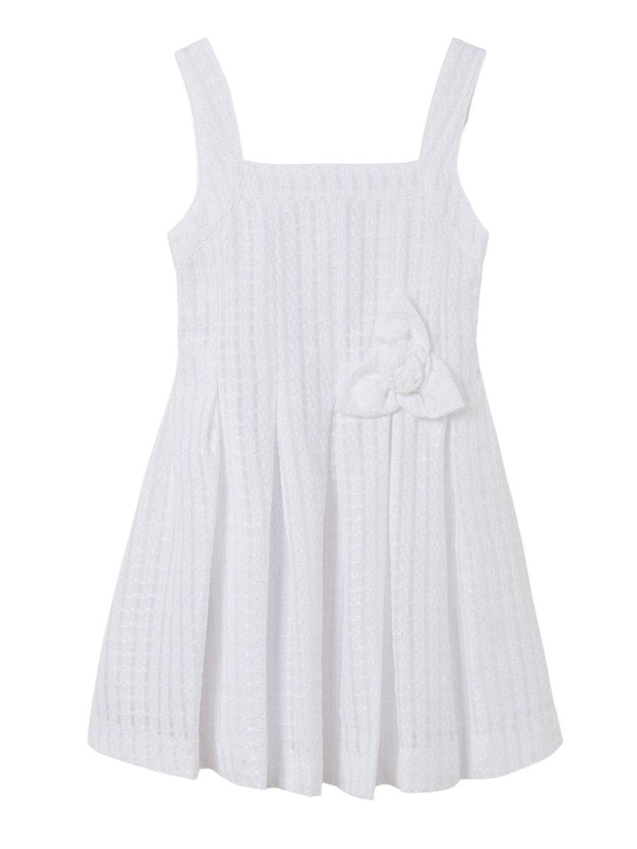 Vestido estruturado Branco (Branco)  para Menina - Mayoral