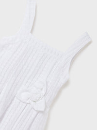 Vestido estruturado Branco (Branco)  para Menina - Mayoral