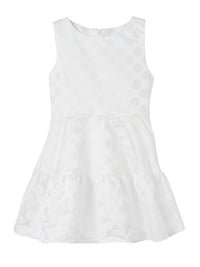 Vestido jacquard Crú (Creme / Pérola)  para Menina - Mayoral