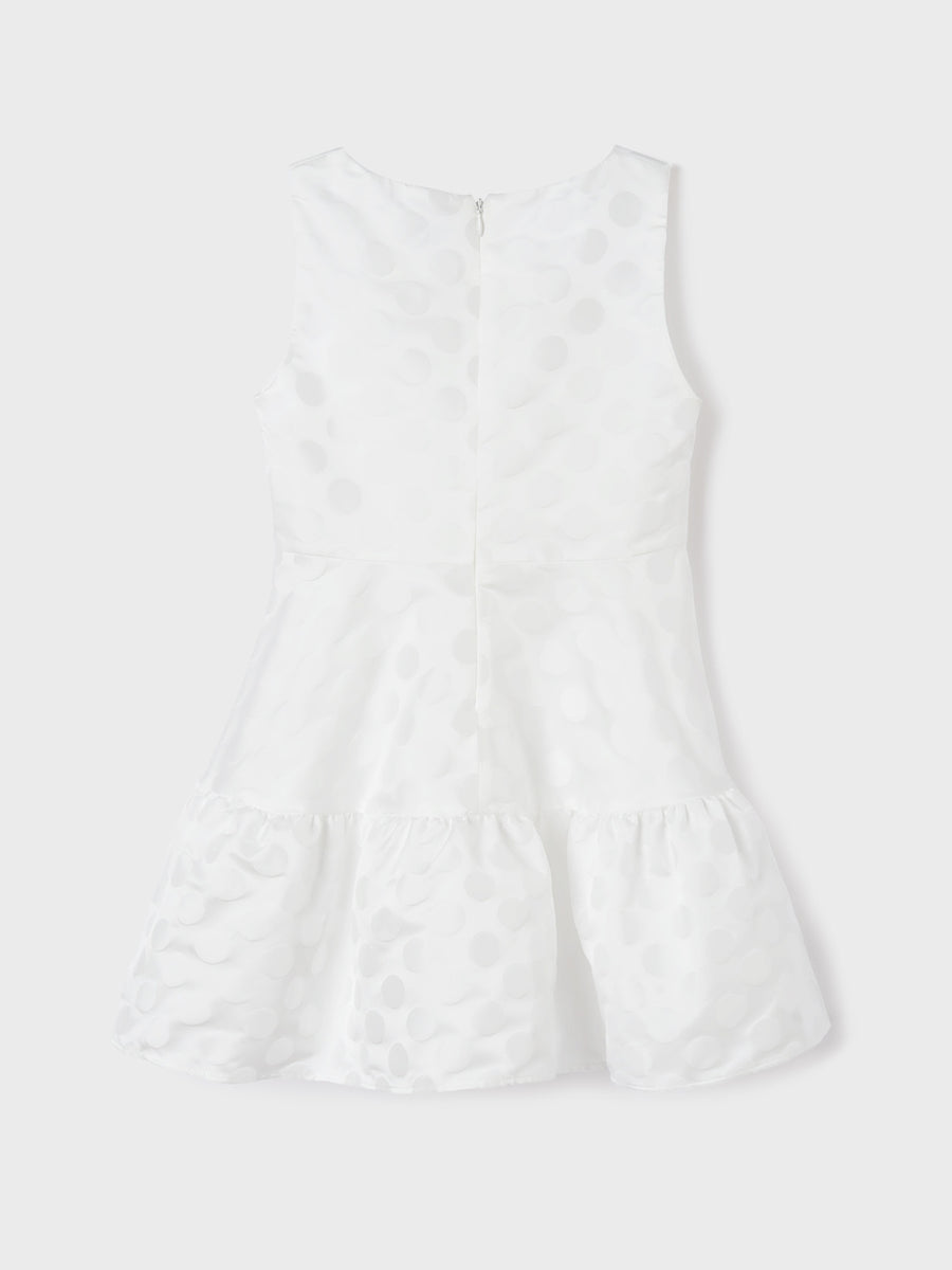 Vestido jacquard Crú (Creme / Pérola)  para Menina - Mayoral