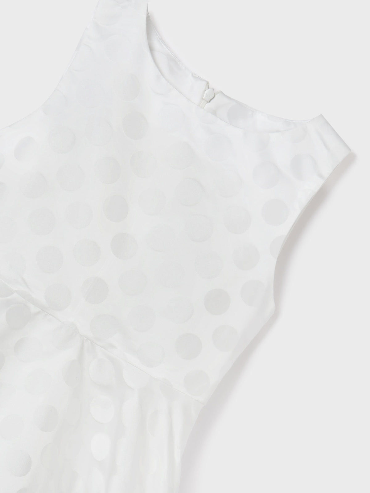 Vestido jacquard Crú (Creme / Pérola)  para Menina - Mayoral