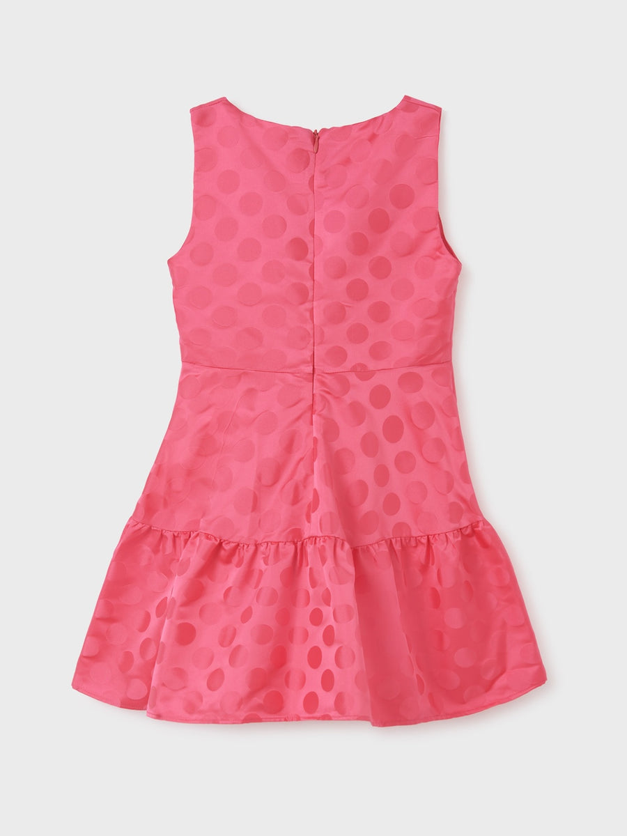 Vestido jacquard Fúcsia (Fúcsia)  para Menina - Mayoral