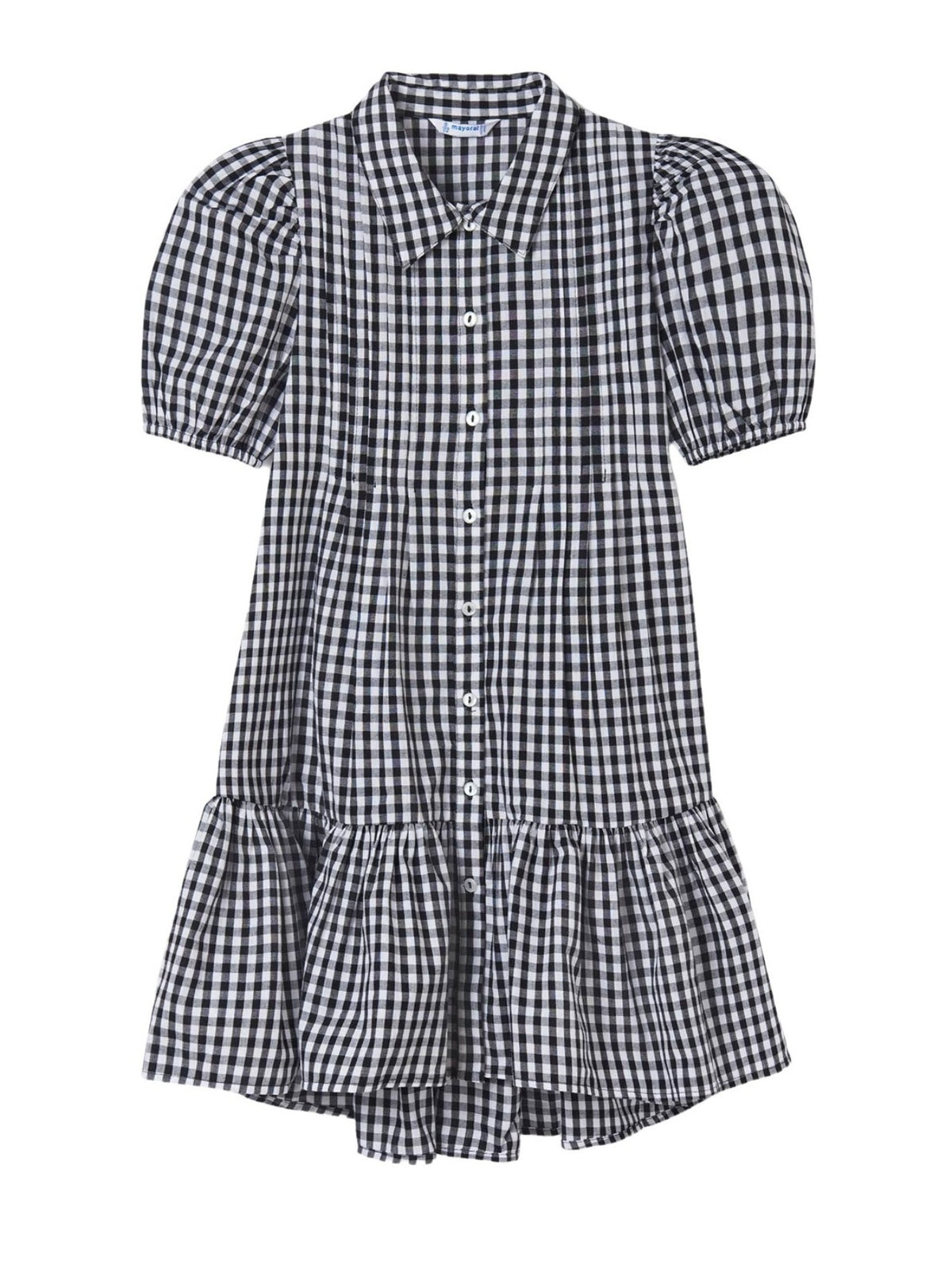 Vestido vicky gola Preto (Preto)  para Menina - Mayoral