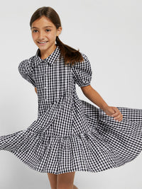 Vestido vicky gola Preto (Preto)  para Menina - Mayoral