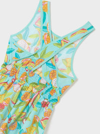Vestido folho frutas Oceano (Azul)  para Menina - Mayoral