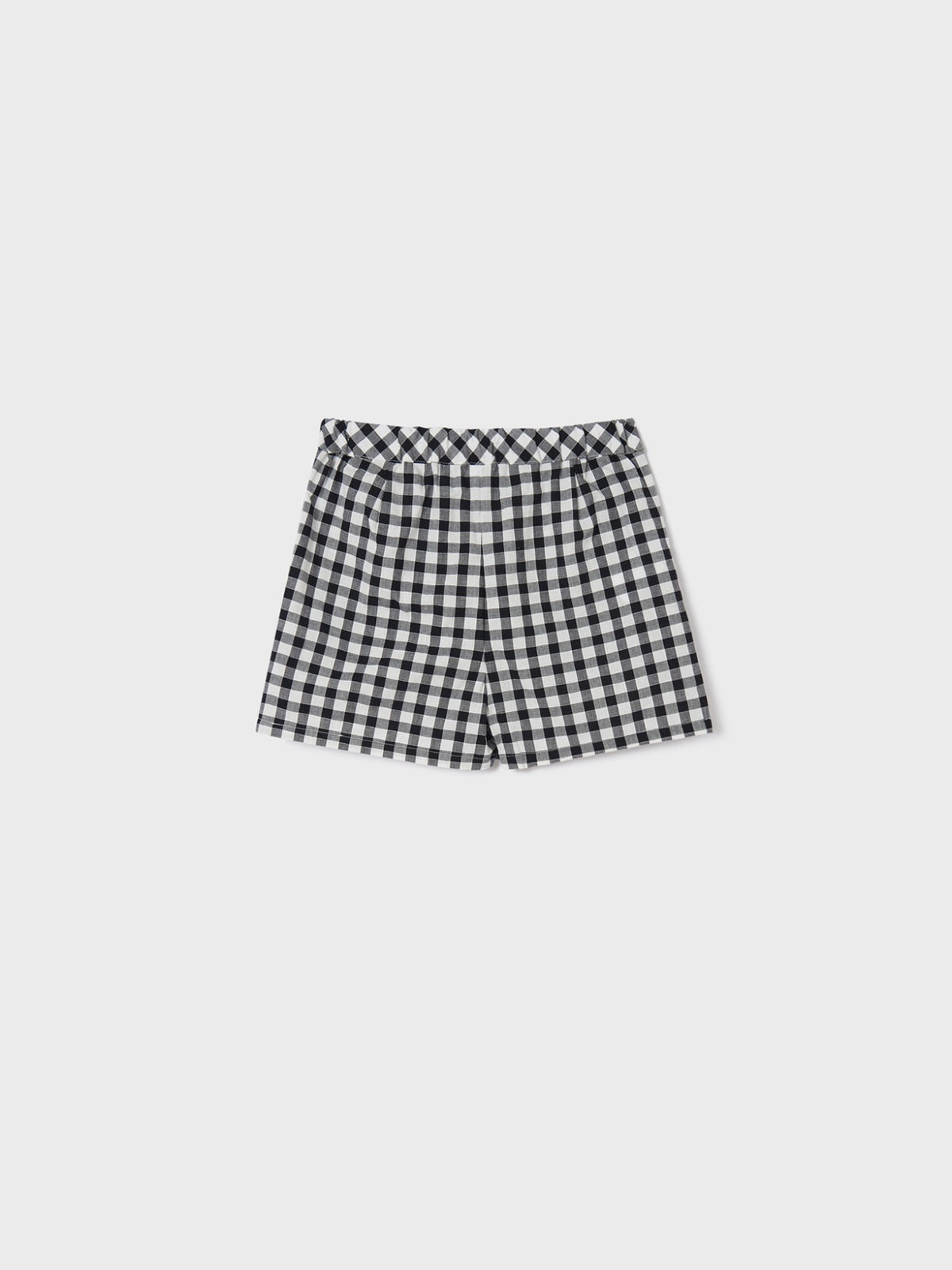 Saia calça vichy Preto (Preto)  para Menina - Mayoral