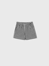 Saia calça vichy Preto (Preto)  para Menina - Mayoral