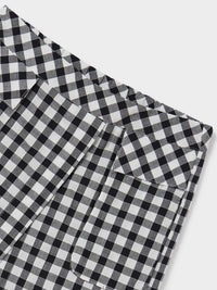 Saia calça vichy Preto (Preto)  para Menina - Mayoral