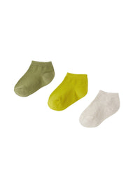 Pack 3 soquetes lisos Loureiro (Azeitona)  para Bebé Menino - Mayoral