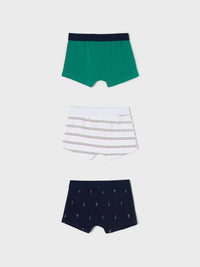 Set 3 boxer raquetes Trevo (Verde)  para Menino - Mayoral