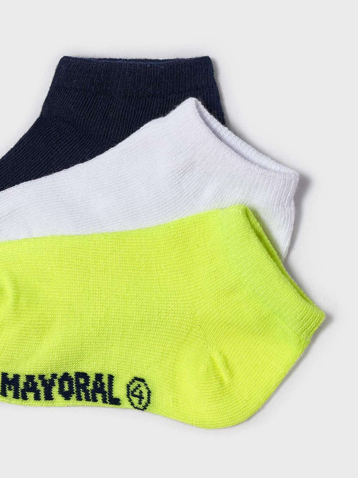 Set 3 soquetes lisos Amarelo (Amarelo)  para Menino - Mayoral
