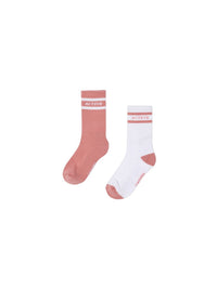 Pack 2 soquetes Rosado (Salmão)  para Menina - Mayoral