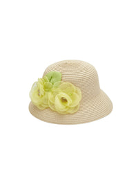 Chapéu flores Natural (Creme / Pérola)  para Menina - Mayoral