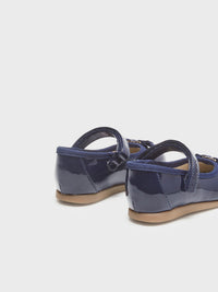 Sapatos efeito charol Marinho (Marinho)  para Bebé Menina - Mayoral