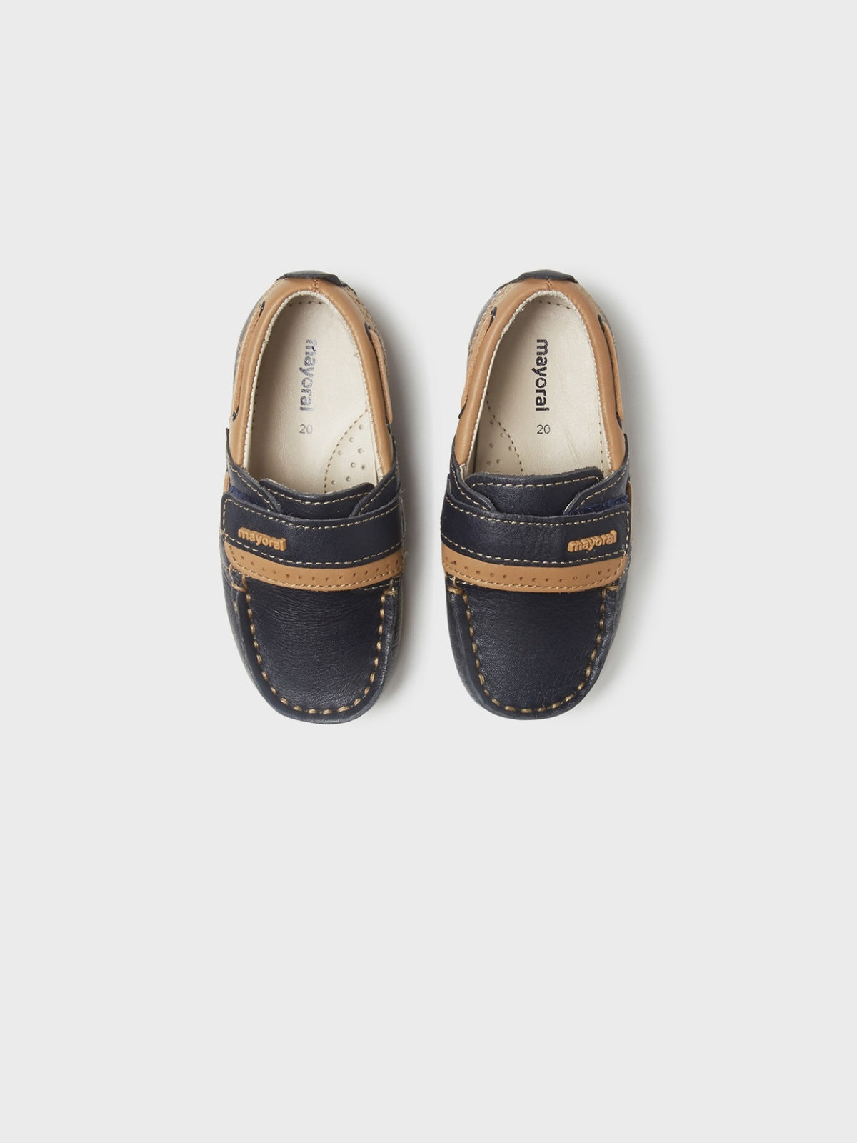 Sapato vela napa velcro Marinho (Marinho)  para Menino - Mayoral
