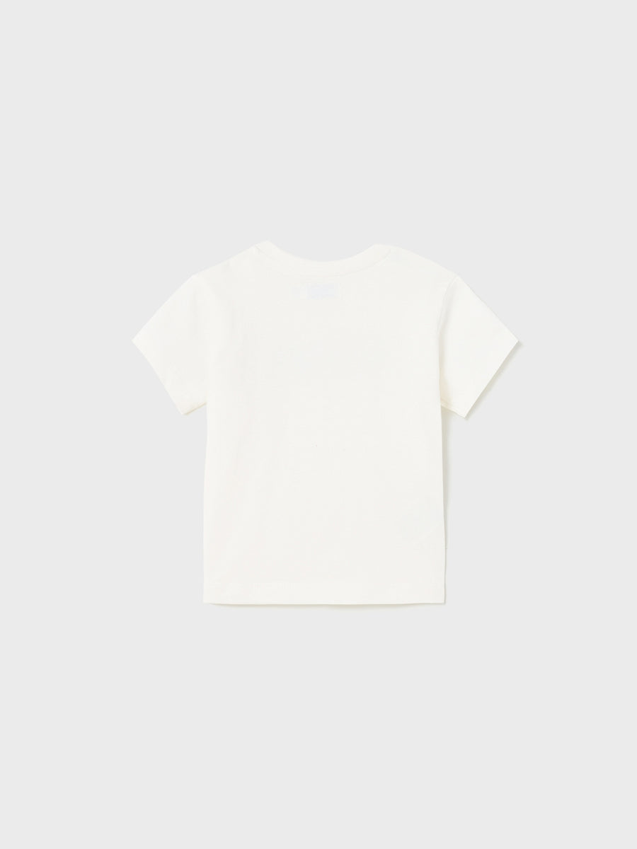 Camiseta básica Nata (Creme / Pérola)  para Bebé Menino - Mayoral