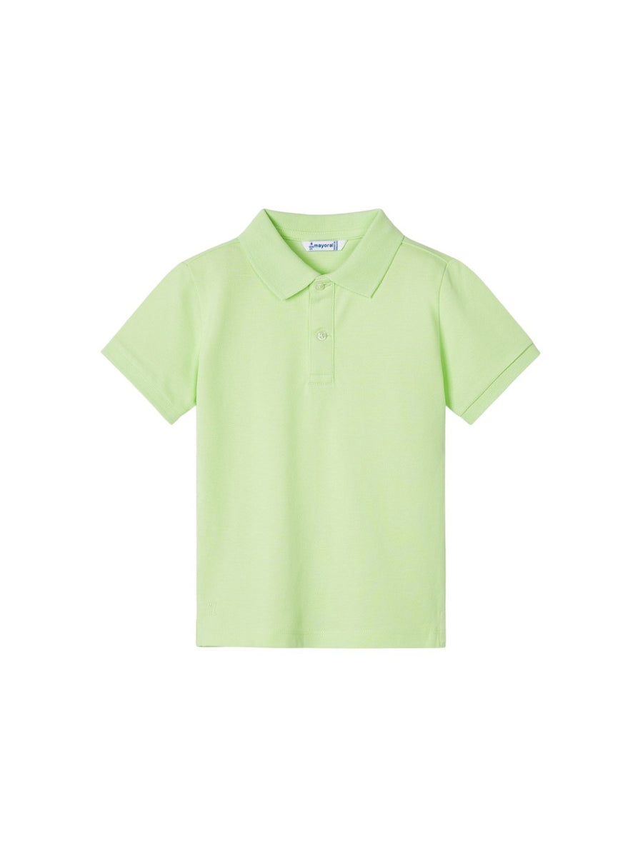 Polo m/curta granito básico Apio (Verde Alface)  para Menino - Mayoral