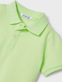 Polo m/curta granito básico Apio (Verde Alface)  para Menino - Mayoral