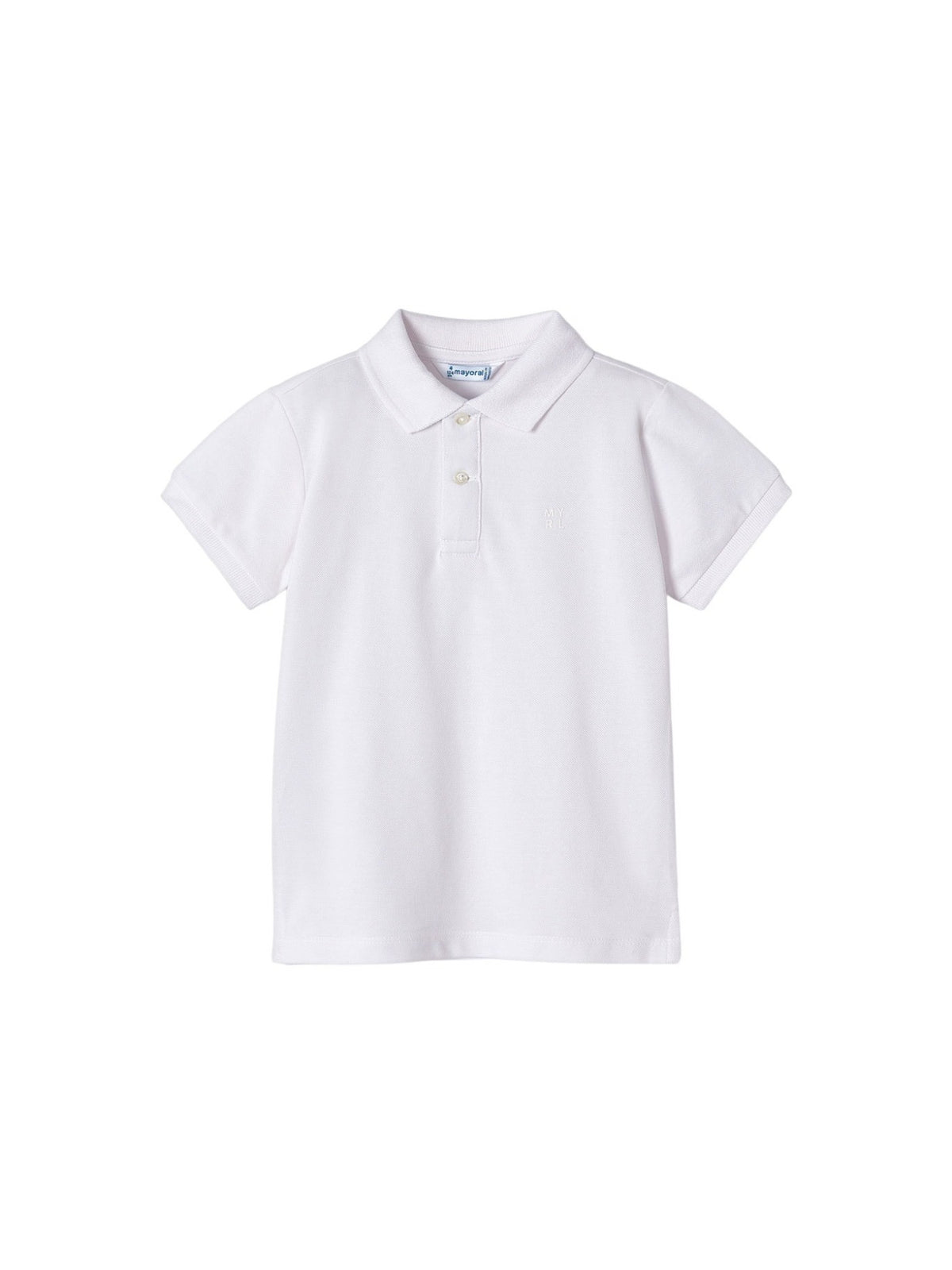 Polo m/curta granito básico Branco (Branco)  para Menino - Mayoral