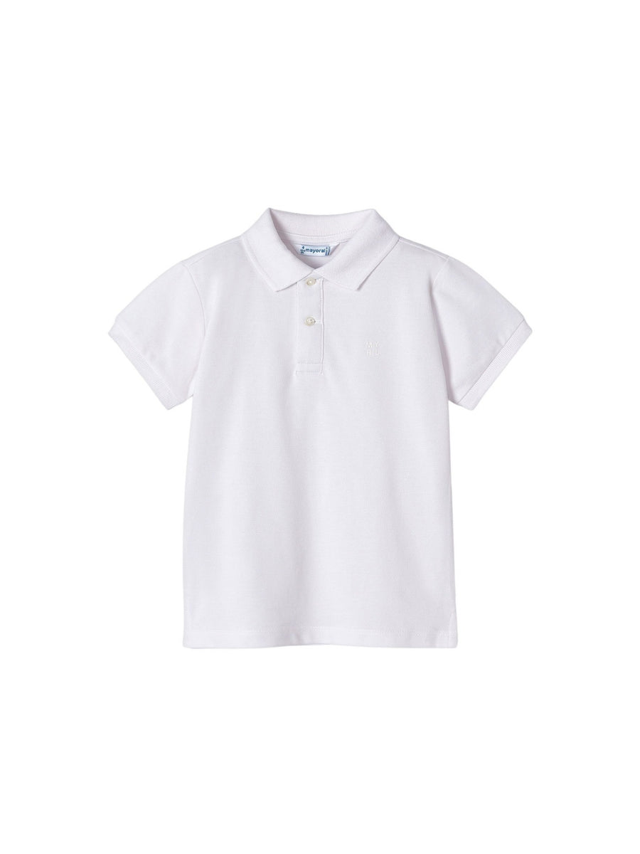 Polo m/curta granito básico Branco (Branco)  para Menino - Mayoral