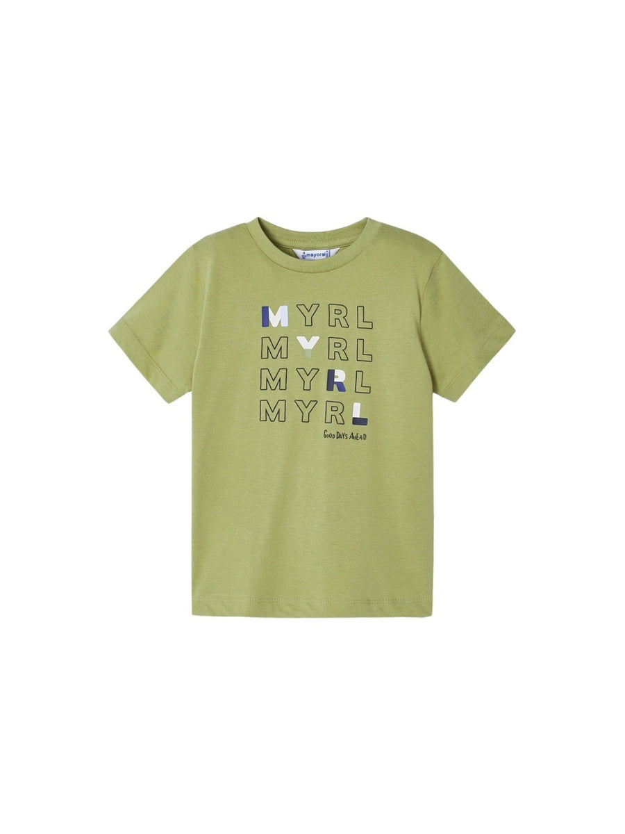 Camiseta básica Kiwi (Azeitona)  para Menino - Mayoral