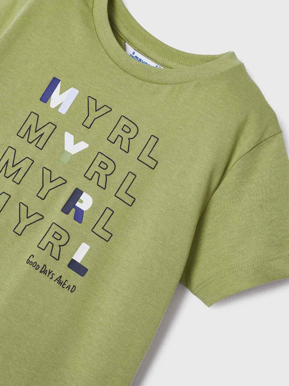 Camiseta básica Kiwi (Azeitona)  para Menino - Mayoral